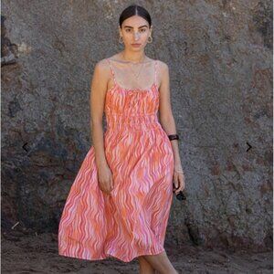 Ciao Lucia Gabriela Dress in Poplin Blossom